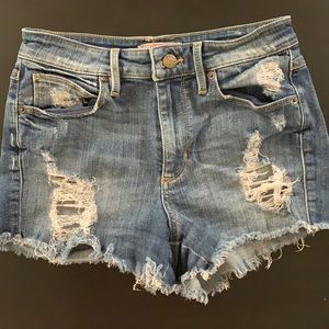 Guess high waisted shorts